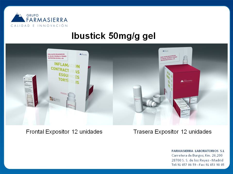 Farmasierra - Expositor Ibustick